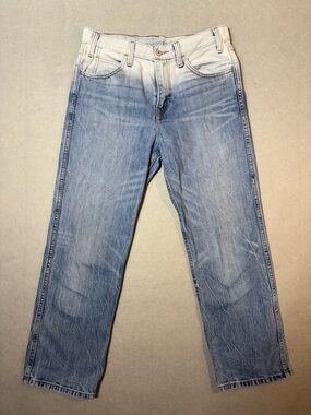 Levi's Orange Tab Bleached Straight-Leg Jeans